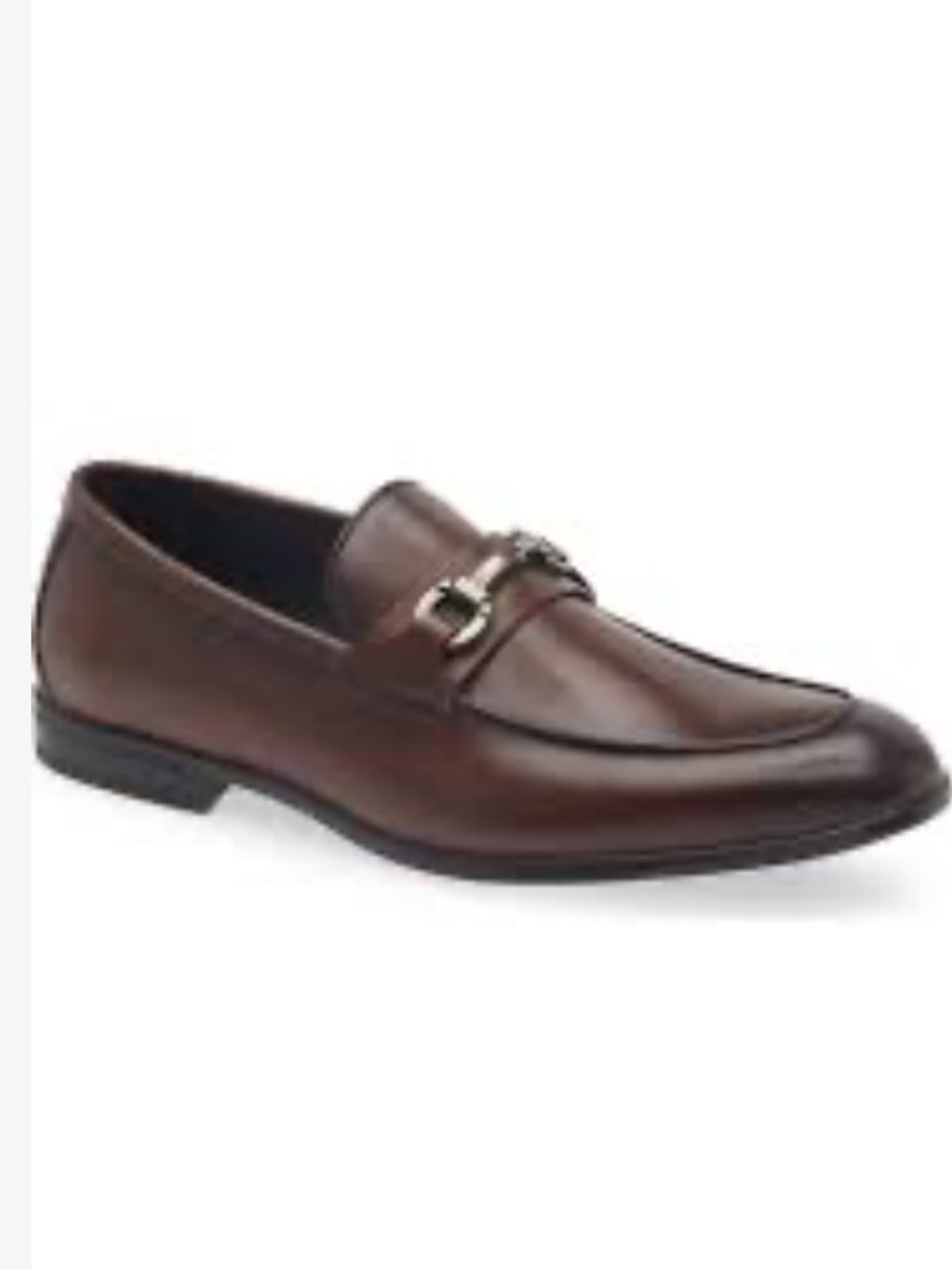 Nordstrom Classic Brown Fraser Leather Men’s Slip-On Loafers Size 12 M
